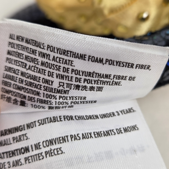 Disney Navy and Gold Minnie Mouse Ears Headband- Child Size - Picture 7 of 9